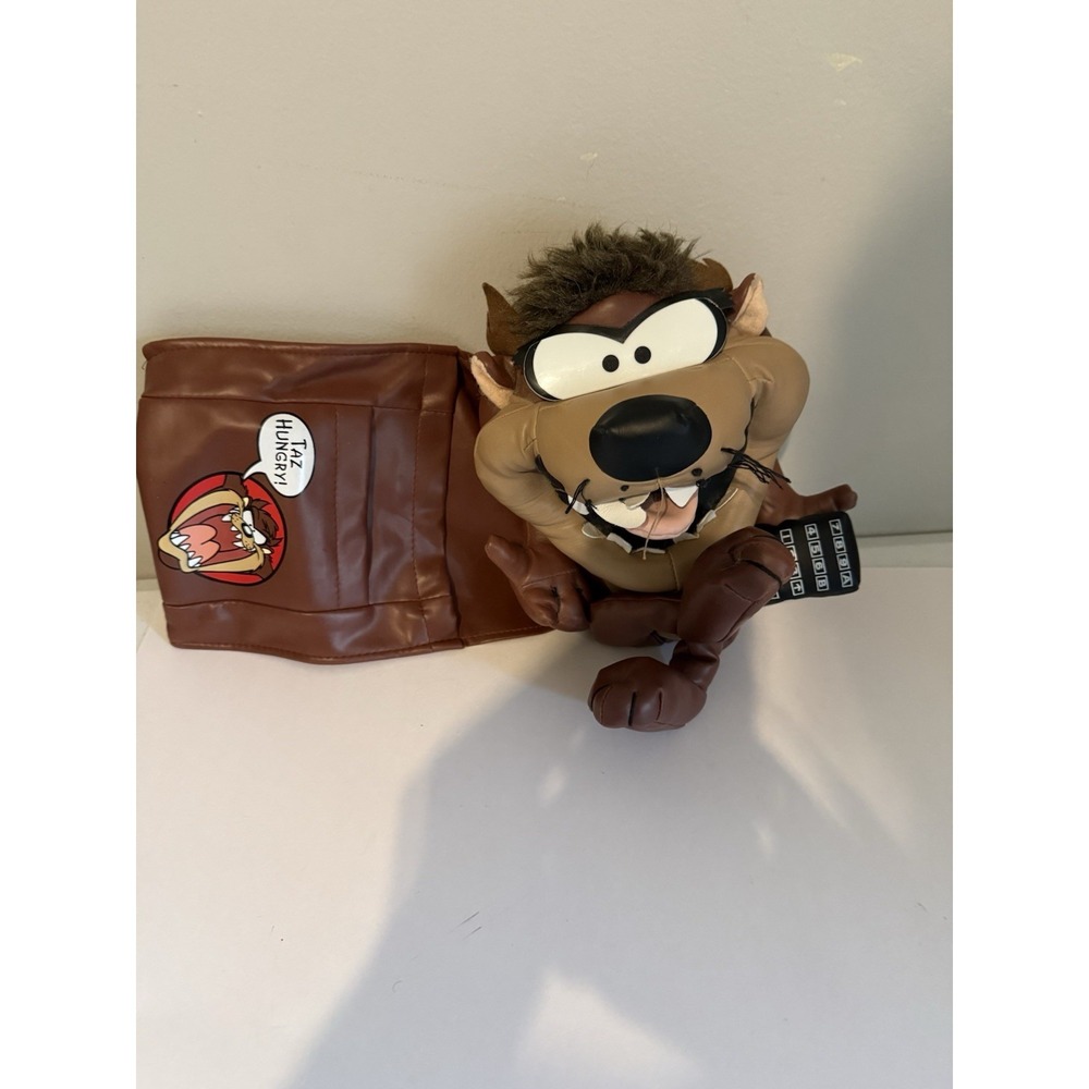 1997‎ Looney Tunes Warner Bros Taz Tasmanian Devil TV Remote Holder Couch Caddie